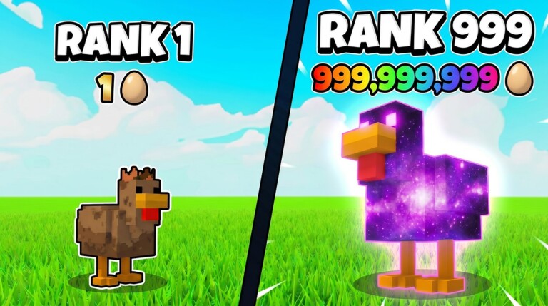 Official Chicken Farm rank progression artwork